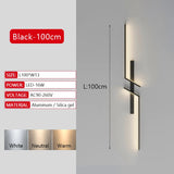 Long Strip LED Wall Lamp Modern Remote Control Dimming