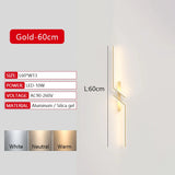 Long Strip LED Wall Lamp Modern Remote Control Dimming
