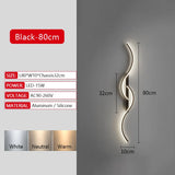 Long Strip LED Wall Lamp Modern Remote Control Dimming
