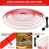 Solar Neon Light Strip 24V COB Waterproof