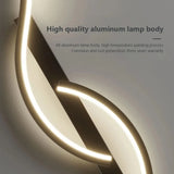 Long Strip LED Wall Lamp Modern Remote Control Dimming