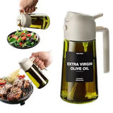 470 ML Oil Sprayer for Cooking, 2-in-1 Olive Oil