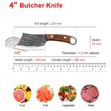 Cleaver Knife Slicing Fish Meat Vegetables Boning Butcher Knife