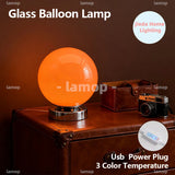 Murano Glass Desk Lamp USB Powered