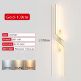 Long Strip LED Wall Lamp Modern Remote Control Dimming