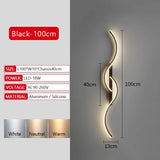 Long Strip LED Wall Lamp Modern Remote Control Dimming