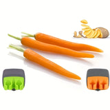 1pc Stainless Steel Handheld Vegetable Peeler with Rubber