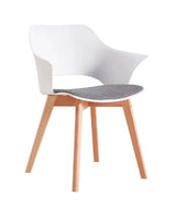 Scandinavian Modern PP Plastic Chair Comfortable