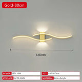 Long Strip LED Wall Lamp Modern Remote Control Dimming