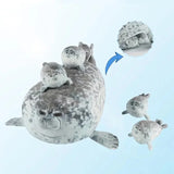 40cm Mother and son Seal five-piece plush toy