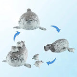 40cm Mother and son Seal five-piece plush toy