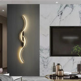 Long Strip LED Wall Lamp Modern Remote Control Dimming