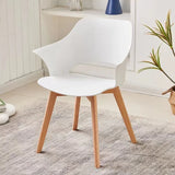 Scandinavian Modern PP Plastic Chair Comfortable