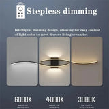 Long Strip LED Wall Lamp Modern Remote Control Dimming