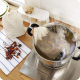 5 PC 100% Cotton Cloth Bag Spice Strainer