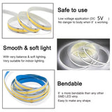 USB COB Lamp Strip DC5V 320LEDs