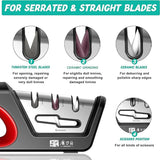 Four in One Kitchen Sharpener Restores Serrated Blade