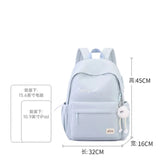 Female Fashion Men High Capacity Waterproof College bag